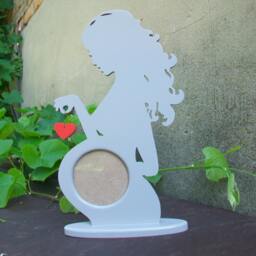 Ultrasound Picture Frame Pregnancy Announcement Ideas Baby Coming Soon Shower Gift Grandparents Diy Eco-Friendly - thumbnail 3