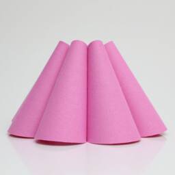 Diy Pink Fabric Lampshade Skirt Shape Home Decor - thumbnail 1