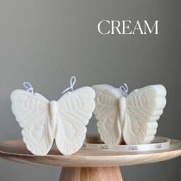Handmade Soy Butterfly Candle - Decorative Pillar - thumbnail 3