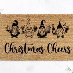 Christmas Gnomes - Gnome Doormat Welcome Mat Gifts Festive Home Decor Xmas Patterns - thumbnail 2