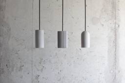 Handmade Concrete Pendant Light Set Of 3 Modern Minimalist Lighting