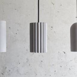 Handmade Concrete Pendant Light Set Of 3 Modern Minimalist Lighting - thumbnail 3