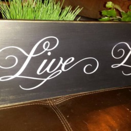 Live Love Laugh Distressed Wood Sign Large Porch Wall Hanging Rustic Primitive Fixer Upper Farmhouse Decor Wedding Housewarming Gift - thumbnail 2