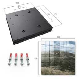 Green Hills Wall Mounted Key Cabinet, Box For Wall, Realistic Landscapes, Nature Lovers - thumbnail 4