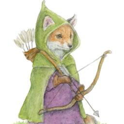 The Archer - Woodland Characters Series, A5 Art Print - thumbnail 2