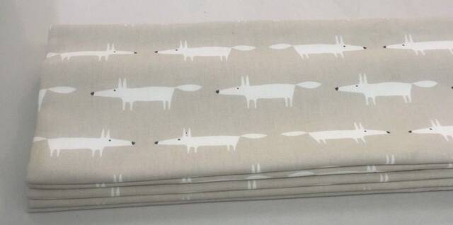 Scion -Little Fox - Snow Made To Measure Professionally Roman Blind - image 1
