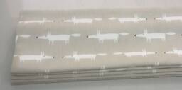 Scion -Little Fox - Snow Made To Measure Professionally Roman Blind