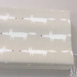 Scion -Little Fox - Snow Made To Measure Professionally Roman Blind - thumbnail 3
