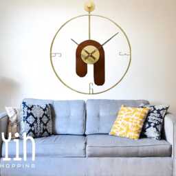 Handmade 60cm Super Silent Minimalist Modern Classic Wall Clock, Quiet Non-Ticking Quartz Movement For Living Room, Office, Kitchen, Bedroom - thumbnail 3