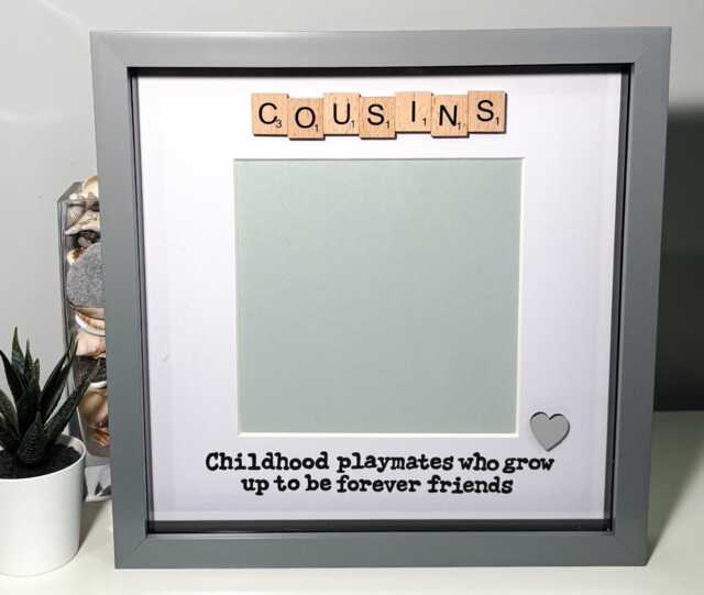 Cousins - Childhood Playmates Can Be Personalised Photo Frame - image 1