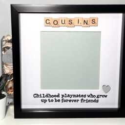 Cousins - Childhood Playmates Can Be Personalised Photo Frame - thumbnail 3