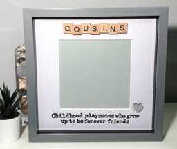 Cousins - Childhood Playmates Can Be Personalised Photo Frame - thumbnail 1