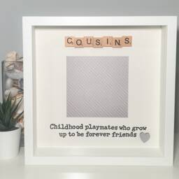 Cousins - Childhood Playmates Can Be Personalised Photo Frame - thumbnail 4