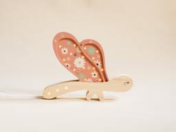Wooden Dragonfly Kids Night Light, Light Girls Room, Childrens Day Gift, Lamps