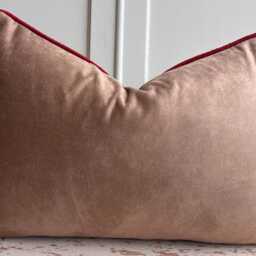 Mulberry Flying Ducks Sky Moss Velvet Luxury Designer Decorative Cushion Pillow Cover Lumbar Rectangular - thumbnail 4