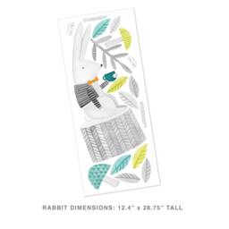 Thoughtful Rabbit - Fabric Wall Decal Woodland Mej - thumbnail 4