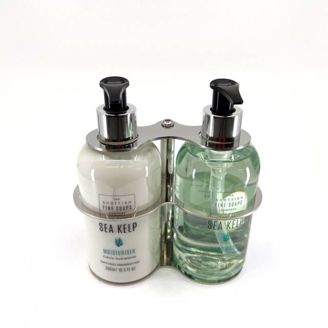 Double Polished Soap Dispenser Wall Bracket To Suit Many Major Brands 300Ml Bottles - image 1