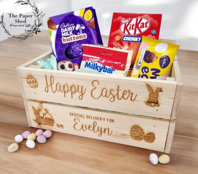 Easter Egg Hunt Wooden Crate - image 1