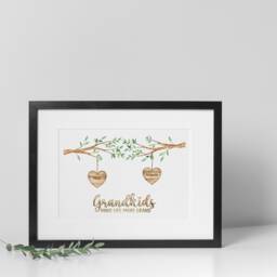 Personalised Grandparent Print, Children's Names, Family Tree Gift - thumbnail 2