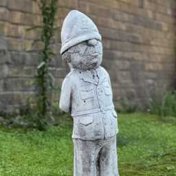 Outdoor Policeman Statue Concrete British Bobby Figurine Handmade Man Decoration Stone Law Enforcer Ornament Cement Police Officer - thumbnail 4
