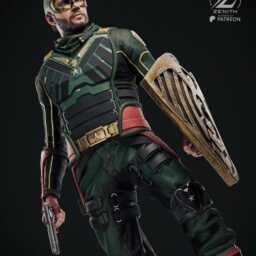 Patriotic Relic - Superhero Military War Hero Comic Character Soldier Boy Resin Figure 16K - thumbnail 3