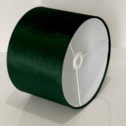 New Hq Modern Bottle Green Velvet Table & Ceiling Lamp Shade Pendant Multi Sizes & Drum, Hexagon, Round Square, Tapered - thumbnail 2