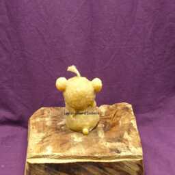 "Pure Beeswax Candle ""Teddy Bear" - thumbnail 3