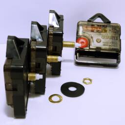Quartz Sweep Clock Movement With Coloured Hands, Craft, Diy Projects - Clock Making Kit Sweep - Non Ticking Quiet Movement UK Seller - thumbnail 2