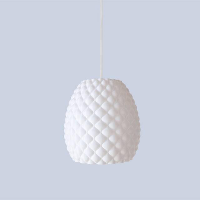 White Ripple Pendant Light - Wave - image 1