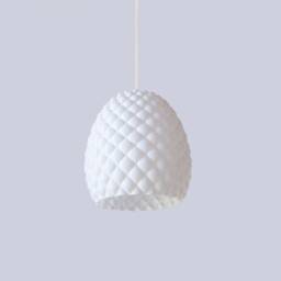 White Ripple Pendant Light - Wave - thumbnail 2