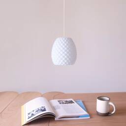 White Ripple Pendant Light - Wave - thumbnail 3