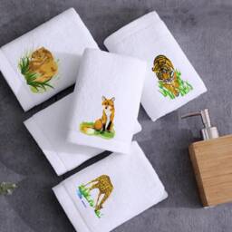Personalized Embroidered Animal Towels, Luxury 550Gsm Cotton - thumbnail 2