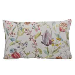 Voyage - Kelston Cinnamon Rich Botanical Watercolour Sketch Cushion Cover Handcrafted Throw Pillow Natural Organic Home Decor - thumbnail 3