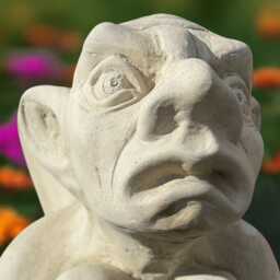 Massive Gargoyle Statue Concrete Mythical Creature Figurine Stone Large Troll Sculpture Fantasy Ornament Gothic Garden Gift Lawn Decor - thumbnail 4