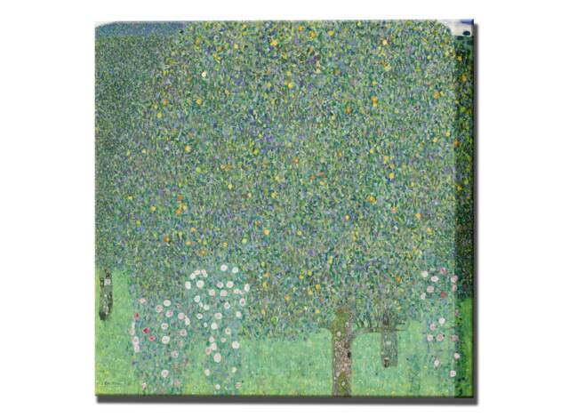 Gustav Klimt Roses Under Trees Canvas Wall Art Print - image 1