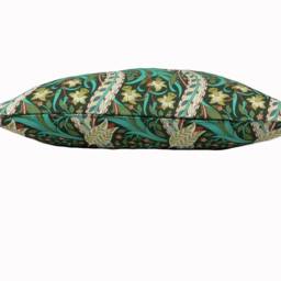 William Morris & Co - Ben Pentreath Daffodil Dark Olive Queen Square Fabric Collection Cushion Cover Pillow Double Sided - thumbnail 3
