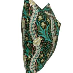 William Morris & Co - Ben Pentreath Daffodil Dark Olive Queen Square Fabric Collection Cushion Cover Pillow Double Sided - thumbnail 2
