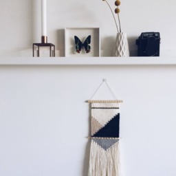 Natural Modern Wall Hanging/Geometric/Minimal/Woven Hanging/Wall Art Tapestry/Nursery Room - thumbnail 2