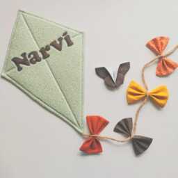 Rich Earthy Tones, Kite Wall Decor For Bedroom, Handmade Nursery Hanging Unisex Playroom - thumbnail 3