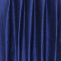 Royal Blue Art Silk Curtain Panels, Faux Curtains - Rod Pocket, Grommet, Box Pleat, Three Pinch Tab Top & Plain Ring Top - thumbnail 3