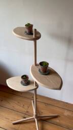 Side Table Leafy Large in Oak - thumbnail 1