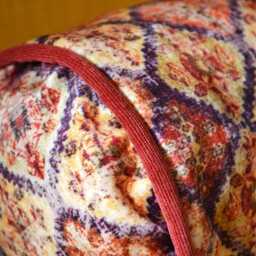 Bolster 50x18cm - Handmade in France Upholstery Fabric - thumbnail 3