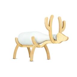 Wooden Reindeer Christmas Wine Holder Wine Rack Stand Lover Gift - thumbnail 2