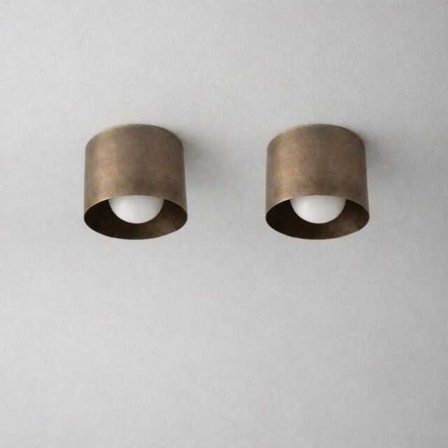 Mid Century Modern Adjustable Ceiling Spot Light Handmade Brass Light Flush Mount Fixture - Directional Lighting - image 1
