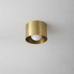 Mid Century Modern Adjustable Ceiling Spot Light Handmade Brass Light Flush Mount Fixture - Directional Lighting - thumbnail 2
