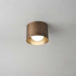 Mid Century Modern Adjustable Ceiling Spot Light Handmade Brass Light Flush Mount Fixture - Directional Lighting - thumbnail 3