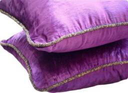 "Luxury Purple Pillow Cover For Bed 24""x24""/26""x26" - thumbnail 2