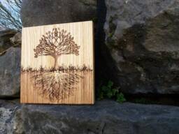 Tree Engraving Wall Art - thumbnail 1