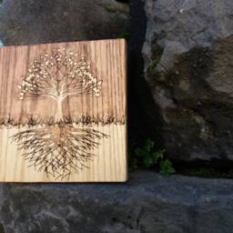 Tree Engraving Wall Art - thumbnail 2