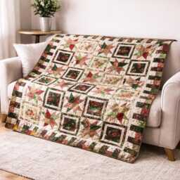 star & Framed Blocks Quilt Pattern - Lexington Throw Size - PDF Download - thumbnail 3